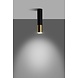 Sollux Lighting LED Deckenspot Schwarz Gold LOOPEZ - 1 x GU10 Fassung - exkl. LED's Sollux Lighting LED Deckenspot Schwarz Gold LOOPEZ - 1 x GU10 Fassung - exkl. LED's