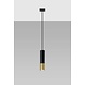 Sollux Lighting LED Hängeleuchte Schwarz Gold LOOPEZ - 1 x GU10 Fassung - exkl. LED's Sollux Lighting LED Hängeleuchte Schwarz Gold LOOPEZ - 1 x GU10 Fassung - exkl. LED's