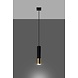 Sollux Lighting LED Hängeleuchte Schwarz Gold LOOPEZ - 1 x GU10 Fassung - exkl. LED's Sollux Lighting LED Hängeleuchte Schwarz Gold LOOPEZ - 1 x GU10 Fassung - exkl. LED's