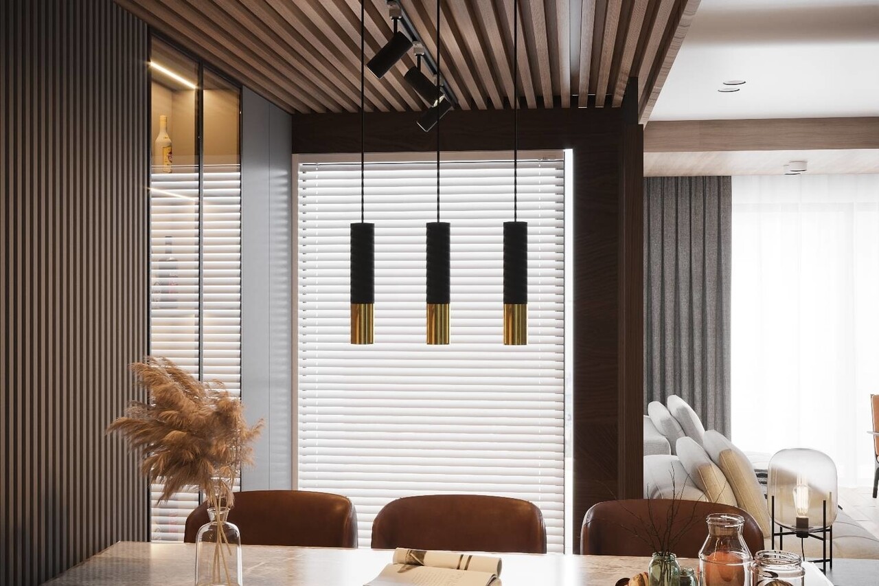 Sollux Lighting LED Hängeleuchte Schwarz Gold LOOPEZ - 1 x GU10 Fassung - exkl. LED's Sollux Lighting LED Hängeleuchte Schwarz Gold LOOPEZ - 1 x GU10 Fassung - exkl. LED's