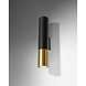 Sollux Lighting LED Wandleuchte Schwarz Gold PASTELO - 1 x GU10 Fassung - exkl. LED's