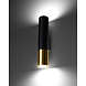Sollux Lighting LED Wandleuchte Schwarz Gold PASTELO - 1 x GU10 Fassung - exkl. LED's