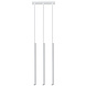 Sollux Lighting LED Hängeleuchte Weiß PASTELO - 3 x G9 Fassung - exkl. LED's