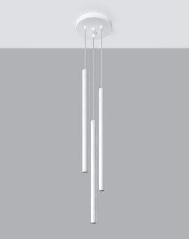 Sollux Lighting LED Hängeleuchte Weiß PASTELO - 3 x G9 Fassung - exkl. LED's