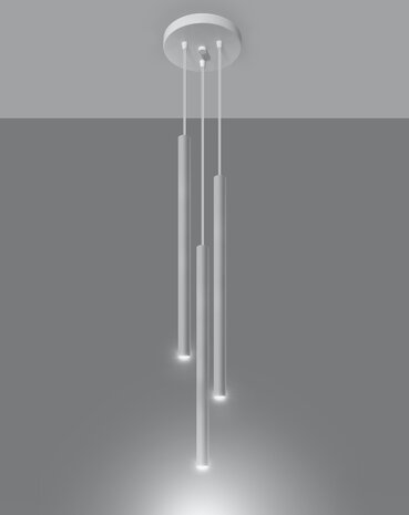 Sollux Lighting LED Hängeleuchte Weiß PASTELO - 3 x G9 Fassung - exkl. LED's