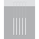 LED Hängeleuchte Weiß PASTELO - 5 x G9 Fassung - exkl. LED's LED Hängeleuchte Weiß PASTELO - 5 x G9 Fassung - exkl. LED's