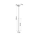 Sollux Lighting LED Hängeleuchte Schwarz PASTELO - 1 x G9 Fassung - exkl. LED's