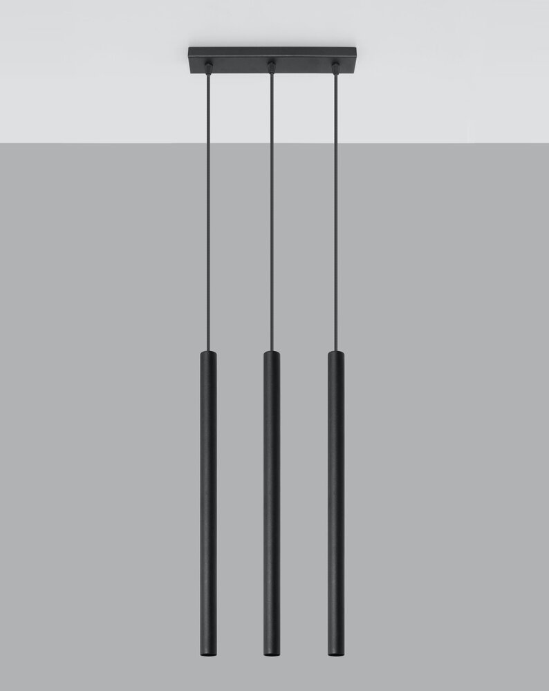 Sollux Lighting LED Hängeleuchte Schwarz PASTELO - 3 x G9 Fassung - exkl. LED's
