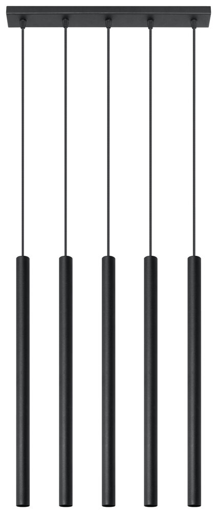 Sollux Lighting LED Hängeleuchte Schwarz PASTELO - 5 x G9 Fassung - exkl. LED's Sollux Lighting LED Hängeleuchte Schwarz PASTELO - 5 x G9 Fassung - exkl. LED's