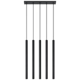 Sollux Lighting LED Hängeleuchte Schwarz PASTELO - 5 x G9 Fassung - exkl. LED's