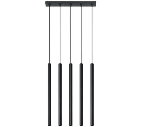 Sollux Lighting LED Hängeleuchte Schwarz PASTELO - 5 x G9 Fassung - exkl. LED's