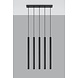 Sollux Lighting LED Hängeleuchte Schwarz PASTELO - 5 x G9 Fassung - exkl. LED's Sollux Lighting LED Hängeleuchte Schwarz PASTELO - 5 x G9 Fassung - exkl. LED's