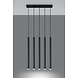 Sollux Lighting LED Hängeleuchte Schwarz PASTELO - 5 x G9 Fassung - exkl. LED's Sollux Lighting LED Hängeleuchte Schwarz PASTELO - 5 x G9 Fassung - exkl. LED's