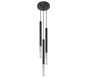 SOLLUX Lighting Group LED Hängeleuchte Schwarz Chrom MOZAICA - 3 x G9 Fassung - exkl. LED's SOLLUX Lighting Group LED Hängeleuchte Schwarz Chrom MOZAICA - 3 x G9 Fassung - exkl. LED's