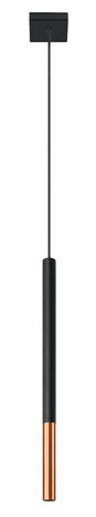 Sollux Lighting LED Hängeleuchte Schwarz Kupfer MOZAICA - 1 x G9 Fassung - exkl. LED's