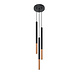 Sollux Lighting LED Hängeleuchte Schwarz Kupfer MOZAICA - 3 x G9 Fassung - exkl. LED's