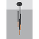 Sollux Lighting LED Hängeleuchte Schwarz Kupfer MOZAICA - 3 x G9 Fassung - exkl. LED's