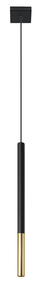 Sollux Lighting LED Hängeleuchte Schwarz Gold MOZAICA - 1 x G9 Fassung - exkl. LED's