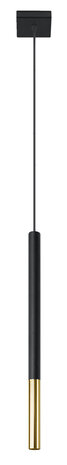 Sollux Lighting LED Hängeleuchte Schwarz Gold MOZAICA - 1 x G9 Fassung - exkl. LED's