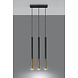 Sollux Lighting LED Hängeleuchte Schwarz Gold MOZAICA - 3 x G9 Fassung - exkl. LED's
