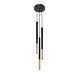 Sollux Lighting LED Hängeleuchte Schwarz Gold MOZAICA - 3 x G9 Fassung - exkl. LED's