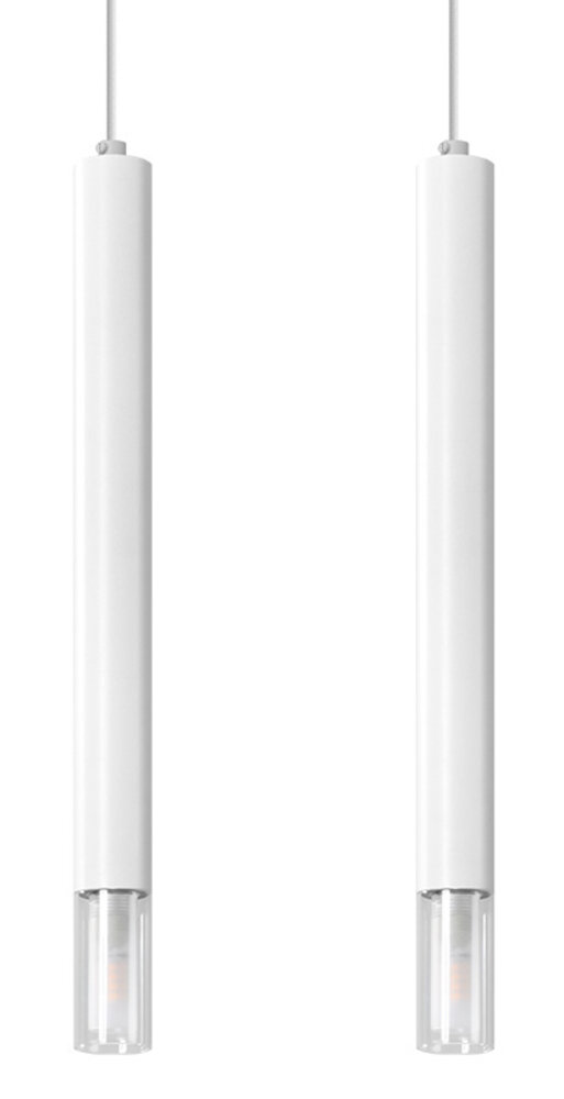 Sollux Lighting LED Hängeleuchte Weiß WEZYR - 2 x G9 Fassung - exkl. LED's