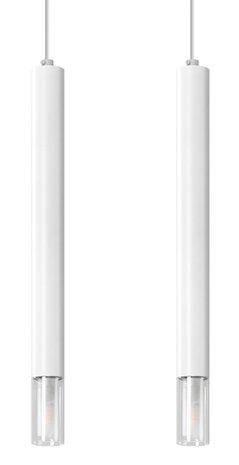 Sollux Lighting LED Hängeleuchte Weiß WEZYR - 2 x G9 Fassung - exkl. LED's