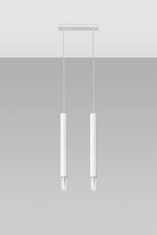 Sollux Lighting LED Hängeleuchte Weiß WEZYR - 2 x G9 Fassung - exkl. LED's