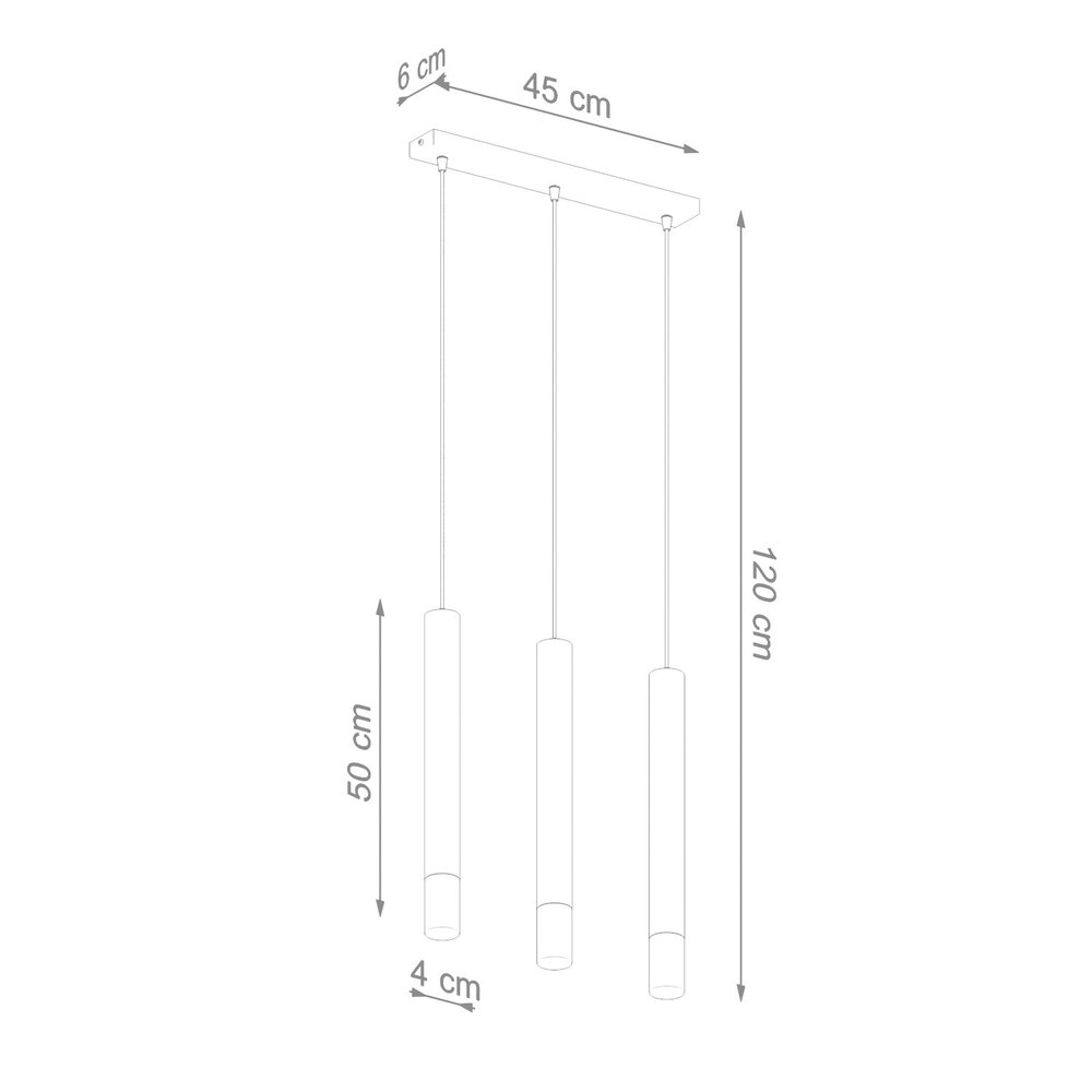Sollux Lighting LED Hängeleuchte Weiß WEZYR - 2 x G9 Fassung - exkl. LED's