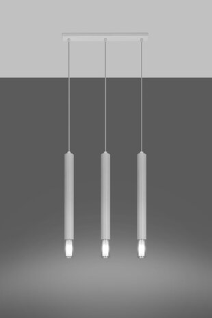 Sollux Lighting LED Hängeleuchte Weiß WEZYR - 3 x G9 Fassung - exkl. LED's