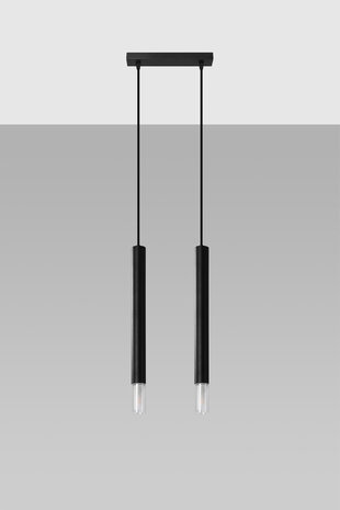 Sollux Lighting LED Hängeleuchte Schwarz WEZYR - 1 x G9 Fassung - exkl. LED's Sollux Lighting LED Hängeleuchte Schwarz WEZYR - 1 x G9 Fassung - exkl. LED's