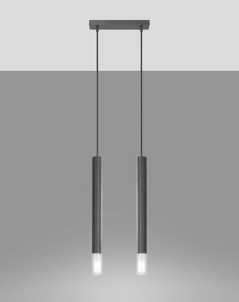 Sollux Lighting LED Hängeleuchte Schwarz WEZYR - 1 x G9 Fassung - exkl. LED's Sollux Lighting LED Hängeleuchte Schwarz WEZYR - 1 x G9 Fassung - exkl. LED's