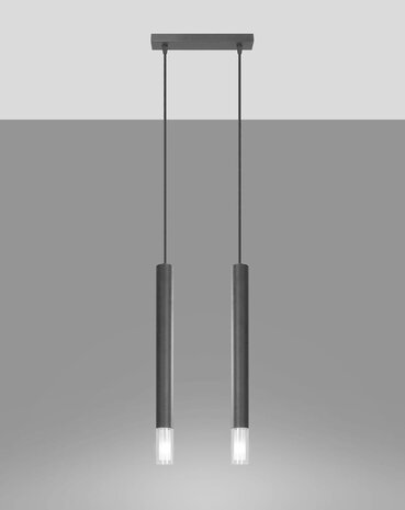 Sollux Lighting LED Hängeleuchte Schwarz WEZYR - 1 x G9 Fassung - exkl. LED's Sollux Lighting LED Hängeleuchte Schwarz WEZYR - 1 x G9 Fassung - exkl. LED's