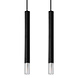 Sollux Lighting LED Hängeleuchte Schwarz WEZYR - 2 x G9 Fassung - exkl. LED's