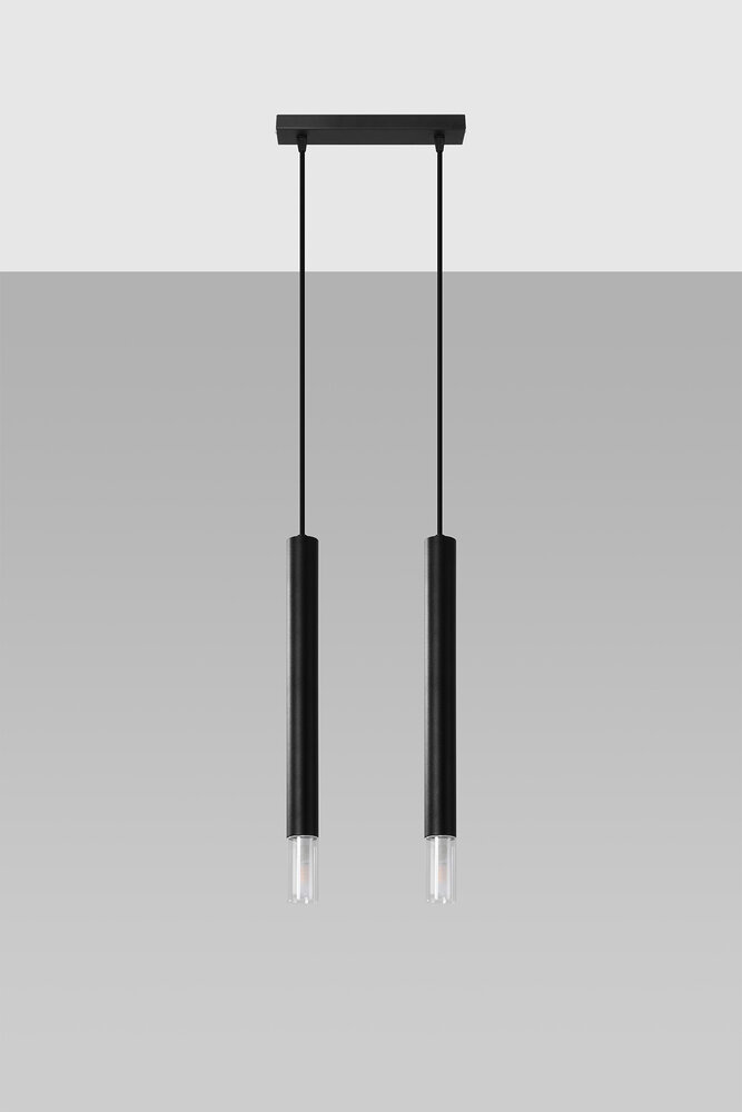 Sollux Lighting LED Hängeleuchte Schwarz WEZYR - 2 x G9 Fassung - exkl. LED's