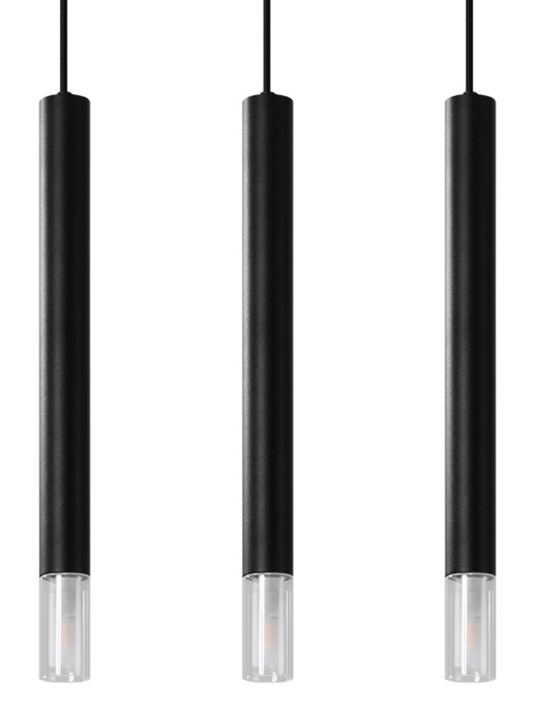 Sollux Lighting LED Hängeleuchte Schwarz WEZYR - 1 x G9 Fassung - exkl. LED's