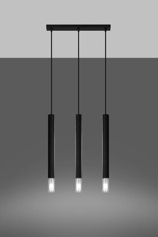 Sollux Lighting LED Hängeleuchte Schwarz WEZYR - 1 x G9 Fassung - exkl. LED's
