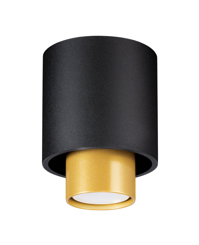 Sollux Lighting LED Deckenspot Schwarz NESI - 1 x GU10 Fassung - exkl. LED's
