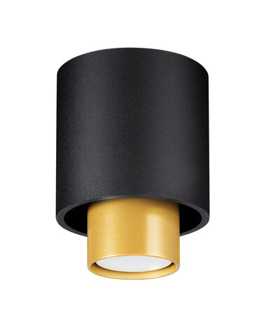 Sollux Lighting LED Deckenspot Schwarz NESI - 1 x GU10 Fassung - exkl. LED's