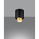 Sollux Lighting LED Deckenspot Schwarz NESI - 1 x GU10 Fassung - exkl. LED's