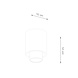 Sollux Lighting LED Deckenspot Schwarz NESI - 1 x GU10 Fassung - exkl. LED's
