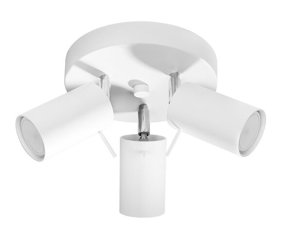 Sollux Lighting LED Deckenspot Weiß RING - 3 x GU10 Fassung - exkl. LED's Sollux Lighting LED Deckenspot Weiß RING - 3 x GU10 Fassung - exkl. LED's