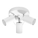 LED Deckenspot Weiß RING - 3 x GU10 Fassung - exkl. LED's LED Deckenspot Weiß RING - 3 x GU10 Fassung - exkl. LED's