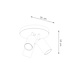 LED Deckenspot Weiß RING - 3 x GU10 Fassung - exkl. LED's LED Deckenspot Weiß RING - 3 x GU10 Fassung - exkl. LED's