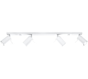 Sollux Lighting LED Deckenspot Weiß RING - 4 x GU10 Fassung - exkl. LED's