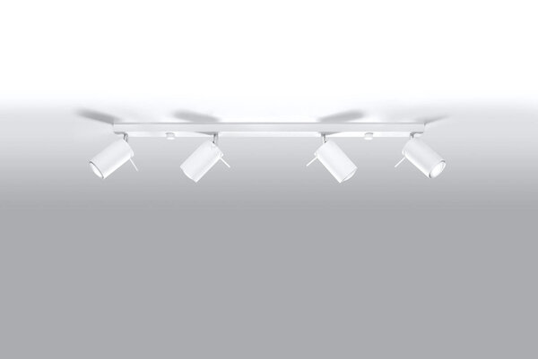 SOLLUX Lighting Group LED Deckenspot Weiß RING - 4 x GU10 Fassung - exkl. LED's SOLLUX Lighting Group LED Deckenspot Weiß RING - 4 x GU10 Fassung - exkl. LED's