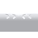 LED Deckenspot Weiß RING - 4 x GU10 Fassung - exkl. LED's LED Deckenspot Weiß RING - 4 x GU10 Fassung - exkl. LED's
