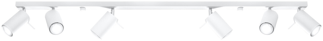 Sollux Lighting LED Deckenspot Weiß RING - 6 x GU10 Fassung - exkl. LED's