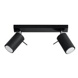 SOLLUX Lighting Group LED Deckenspot Schwarz RING - 2 x GU10 Fassung - exkl. LED's SOLLUX Lighting Group LED Deckenspot Schwarz RING - 2 x GU10 Fassung - exkl. LED's