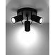 LED Deckenspot Schwarz RING - 3 x GU10 Fassung - exkl. LED's LED Deckenspot Schwarz RING - 3 x GU10 Fassung - exkl. LED's